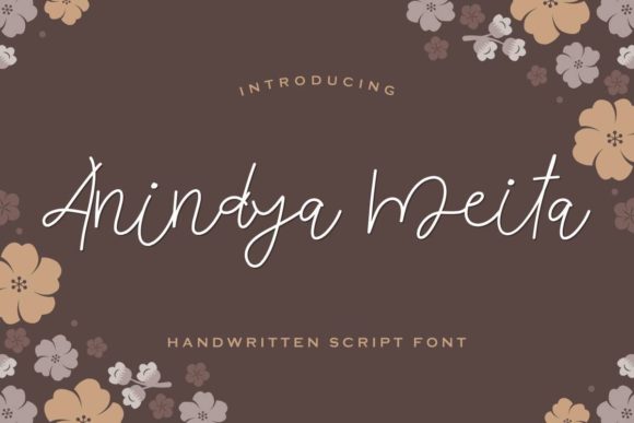 Anindya Meita: A Handwritten Font for Editorial Creativity