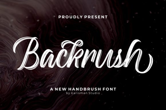 Backrush Handwritten Font