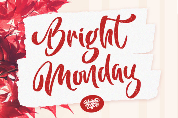 Bright Monday: A Beautiful Font for Small Business Branding