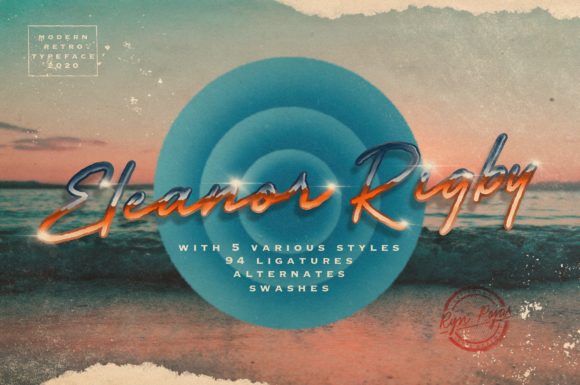 Eleanor Rigby Font: Vintage Style for Editorial Design