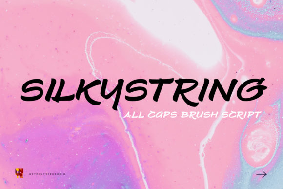 Enhance Your Brand with the Silkystring Handwritten Font