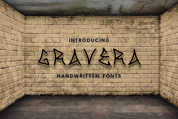 Gravera: A Premium Handwritten Font