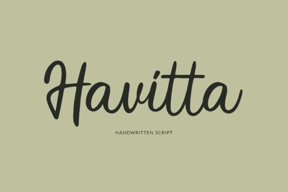 Havitta: A Classy Handwritten Font