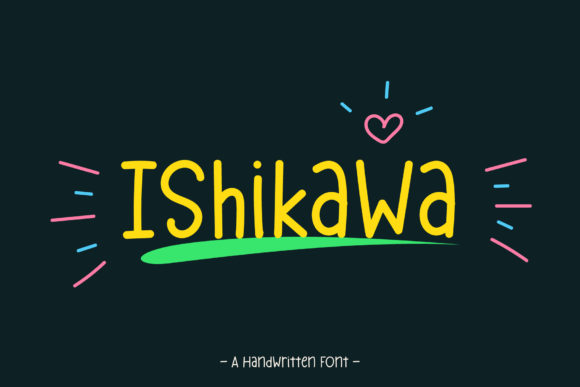 Ishikawa Font: A Handwritten Typeface That Elevates Brand Identity