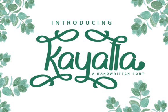 Kayalla: A Sweet Handwritten Font