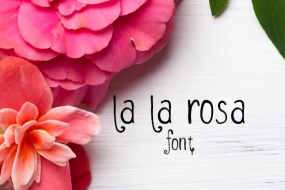 LaLaRosa: A Handwritten Font for Web Design