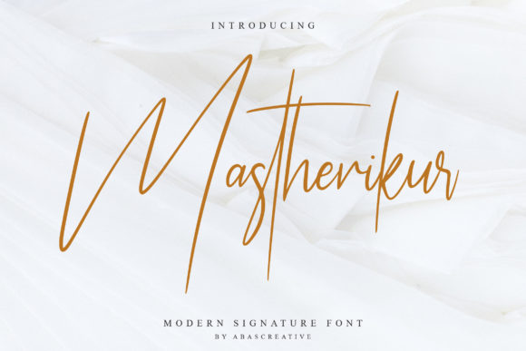 Mastherikur: A Handwritten Typeface That Elevates Brand Visuals