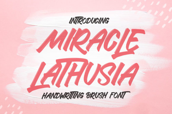 Miracle Lathusia: A Fun Handwritten Font