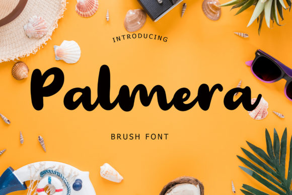 Palmera Font: A Handwritten Typeface for Editorial Elegance