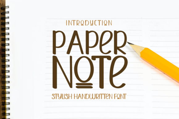Paper Note Font: Handwritten Style for Web Design