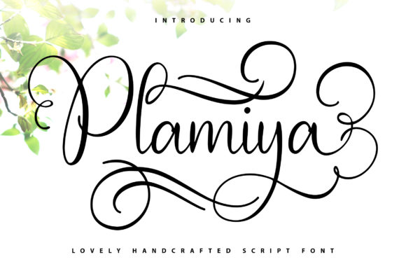 Plamiya: A Handwritten Typeface for Editorial Elegance