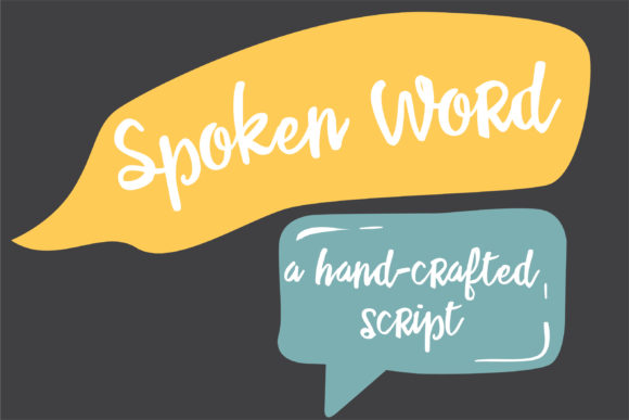 PN Spoken Word: A Handwritten Typeface for Heartfelt Creations
