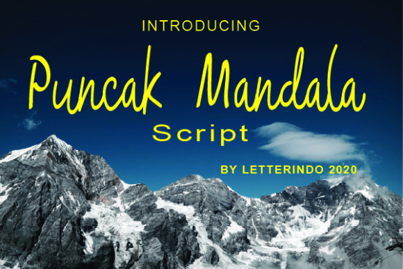 Puncak Mandala Font for Impactful Campaigns