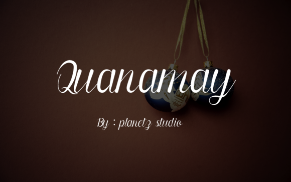 Quanamay: A Versatile Handwritten Typeface for Creative Branding