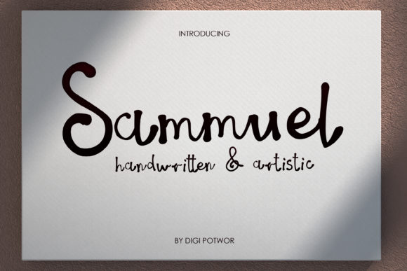 Sammuel: A Script Font with Personality for Creative Projects