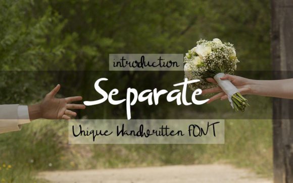 Separate Font: A Quirky, Polished Touch for Your Brand