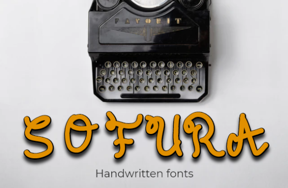 Sofura: A Handwritten Font for Editorial Creativity
