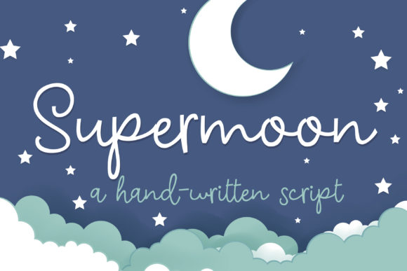 Supermoon Font: A Beautiful Display Typeface for Digital Design