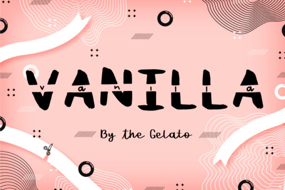Vanilla: A Stylish Handwritten Font